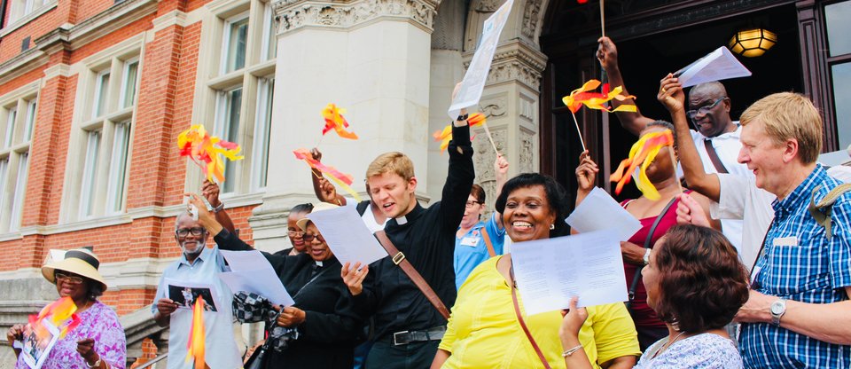 Croydon Citizens leaders taking action for affordable housing, 2019