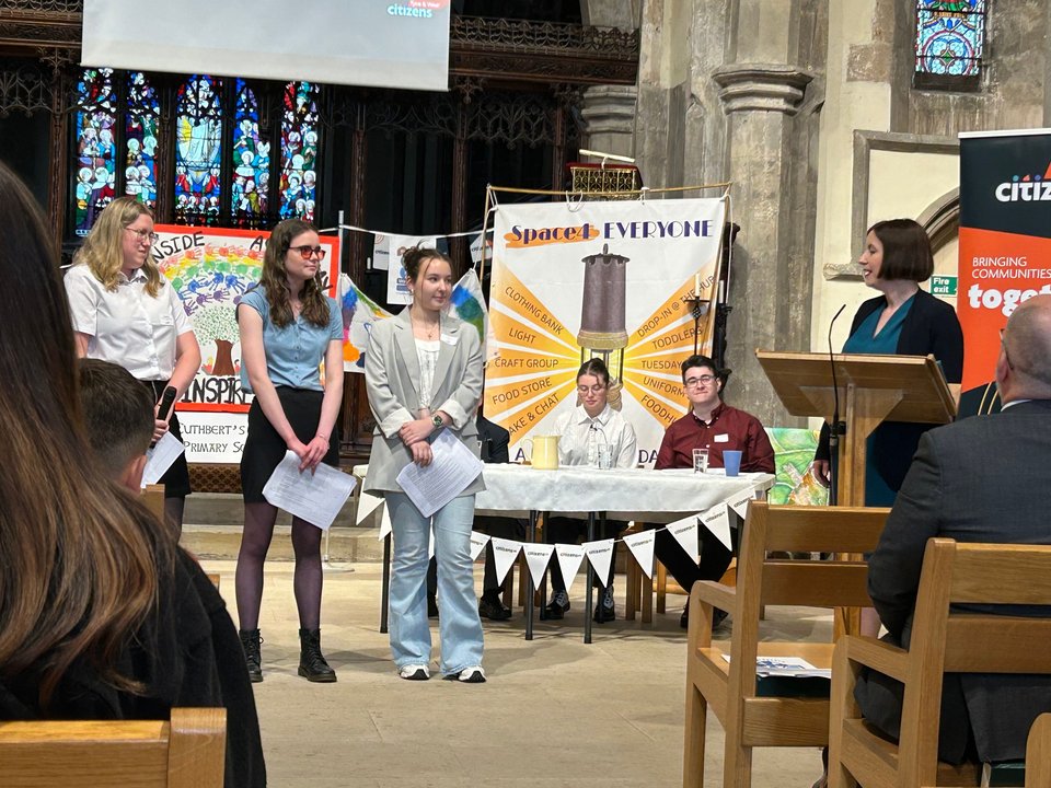 Bridget Phillipson, MP address young people at Youth Assembly