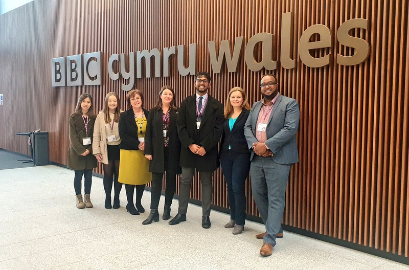 Citizens Cymru Wales leaders at ITV studios