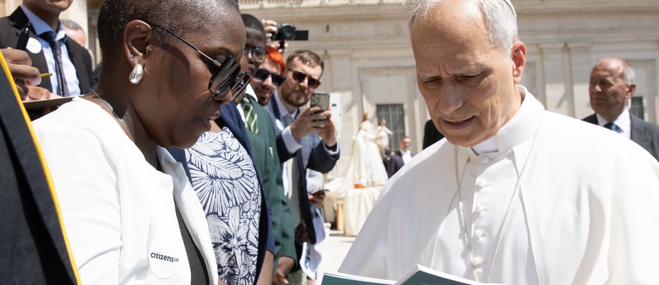 Delegation meets Pope