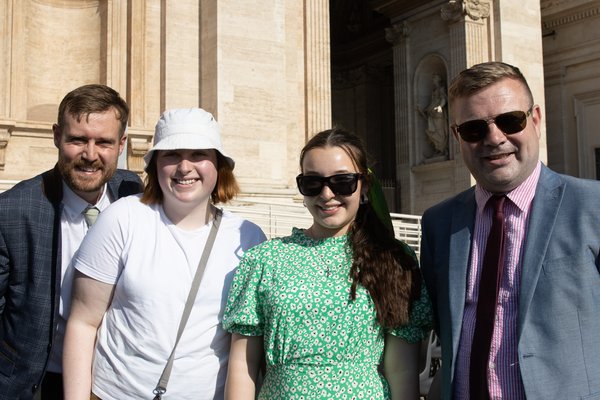 STM students in Rome
