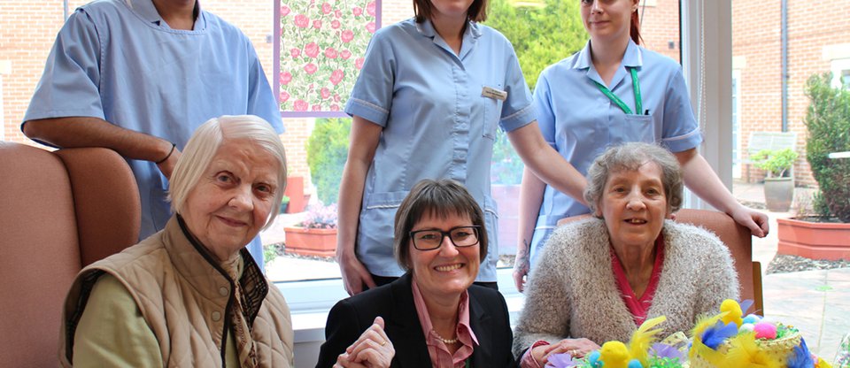 Care Home residents and staff celebrate accreditation as a Living Wage employer