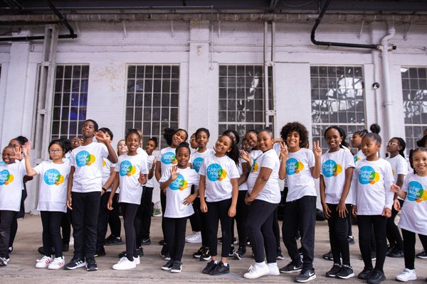 St Antony's Choir, Newham, campaigning for the real Living Wage at Living Wage Week 2021
