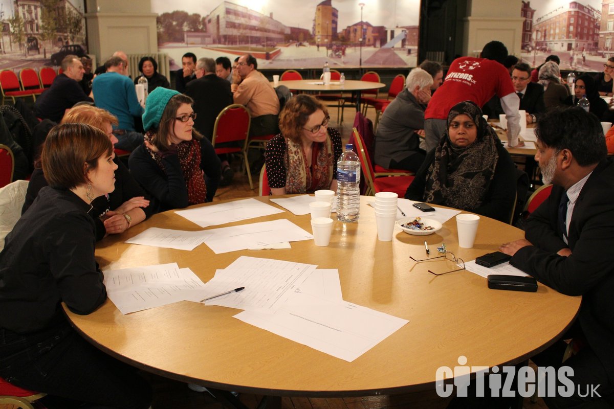 Group discussion during Telco housing conference