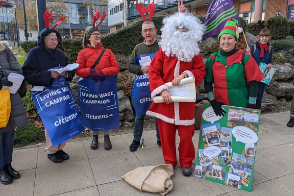 Tyne and Wear Citizens Living Wage Christmas action on University of Sunderland.jpeg
