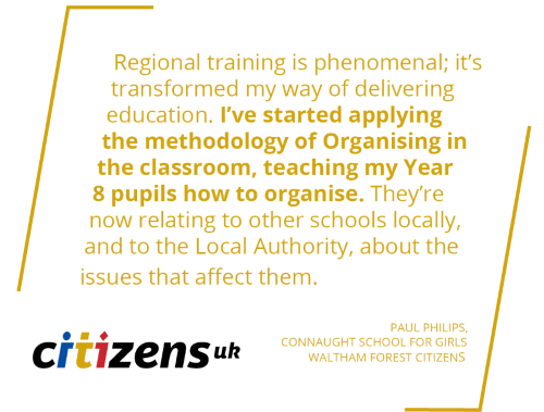 A quote from Waltham Forest leader, Paul Phillips